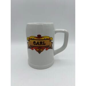 Vintage Papel Brazil Hand Designed Carl Large Beer Mug Stein